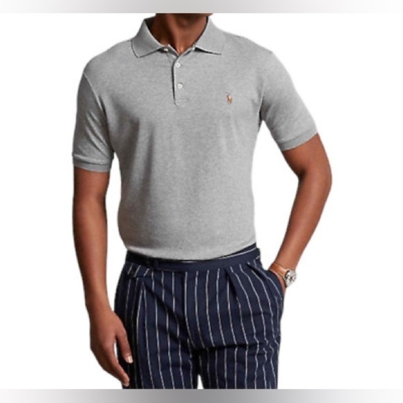 Polo by Ralph Lauren Gray Classic Polo Shirt - Picture 9 of 9